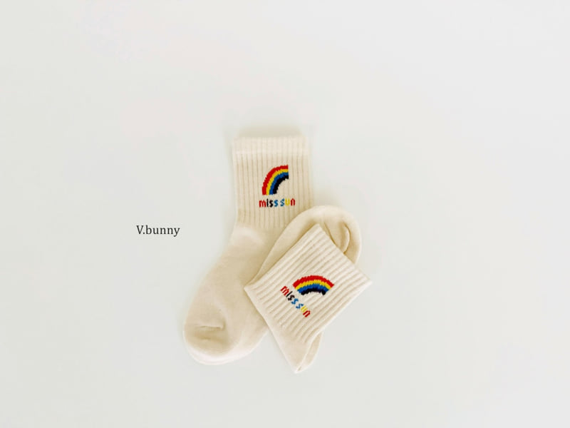 V Bunny - Korean Children Fashion - #kidsshorts - Always Socks Set - 7