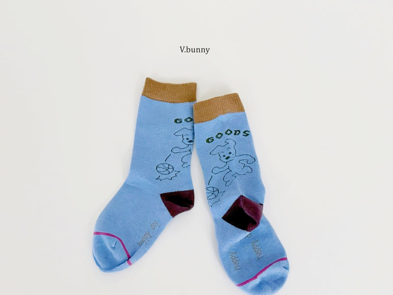 V Bunny - Korean Children Fashion - #kidsshorts - Dribble Socks Set - 3