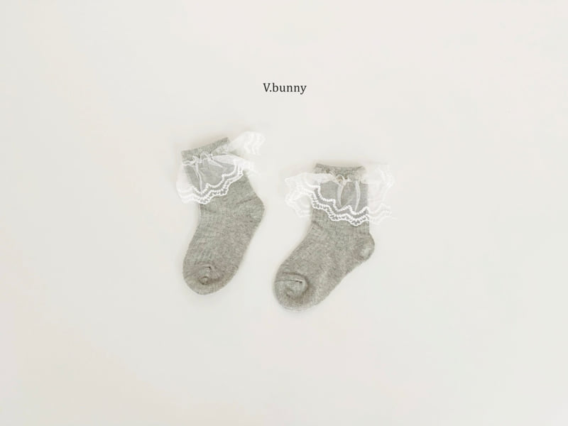 V Bunny - Korean Children Fashion - #kidsshorts - Cookies and Cream Socks Set - 6