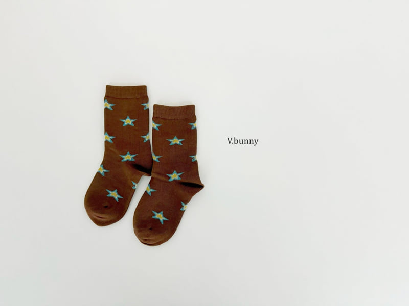 V Bunny - Korean Children Fashion - #kidsstore - Star Dog Socks Set - 7