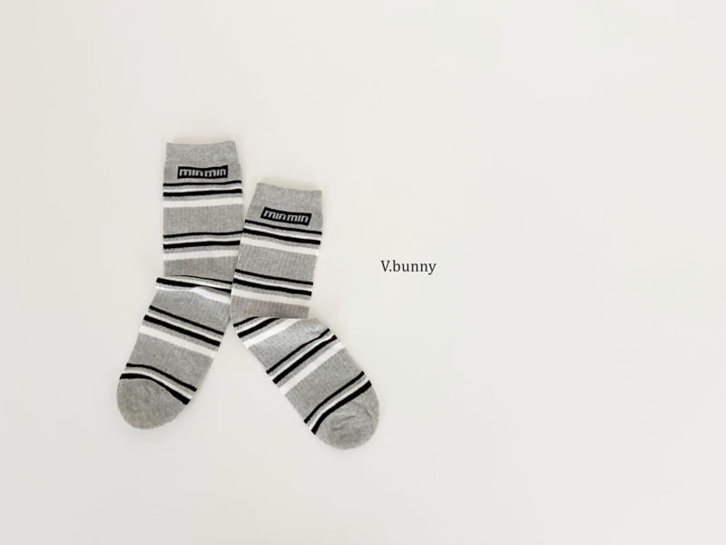 V Bunny - Korean Children Fashion - #kidsstore - Basic Socks Set - 8