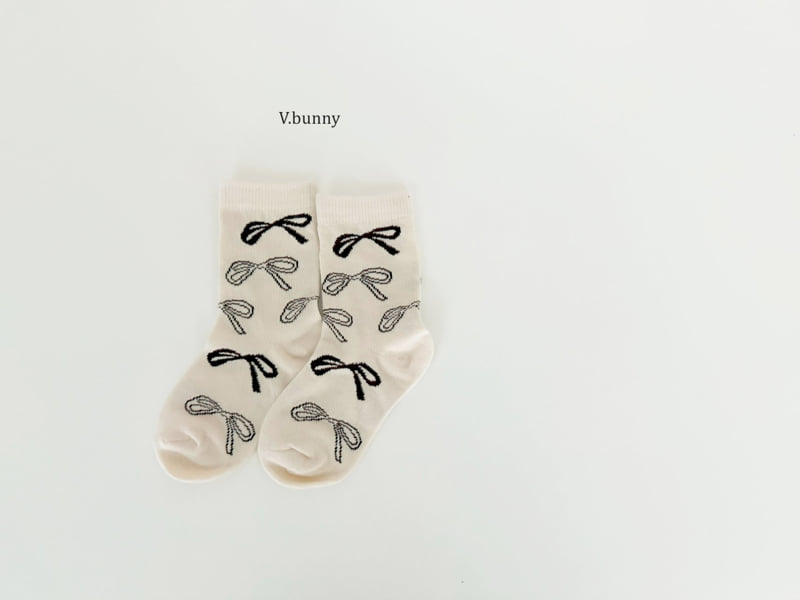 V Bunny - Korean Children Fashion - #kidzfashiontrend - Ballet Socks Set - 5