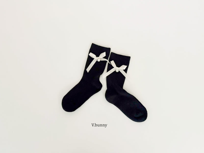 V Bunny - Korean Children Fashion - #kidsstore - Ripple Socks Set - 4
