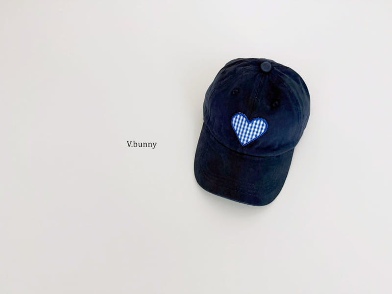 V Bunny - Korean Children Fashion - #kidzfashiontrend - Check Heart Cap - 9