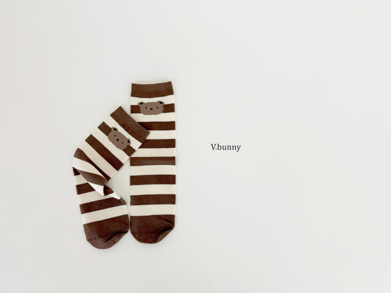 V Bunny - Korean Children Fashion - #kidzfashiontrend - Cute Bear Socks Set - 10