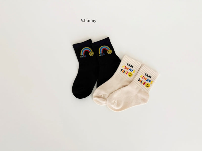 V Bunny - Korean Children Fashion - #kidzfashiontrend - Always Socks Set - 9