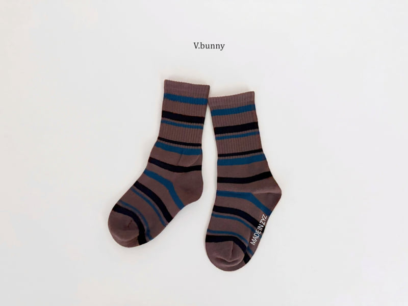 V Bunny - Korean Children Fashion - #kidzfashiontrend - Dribble Socks Set - 5