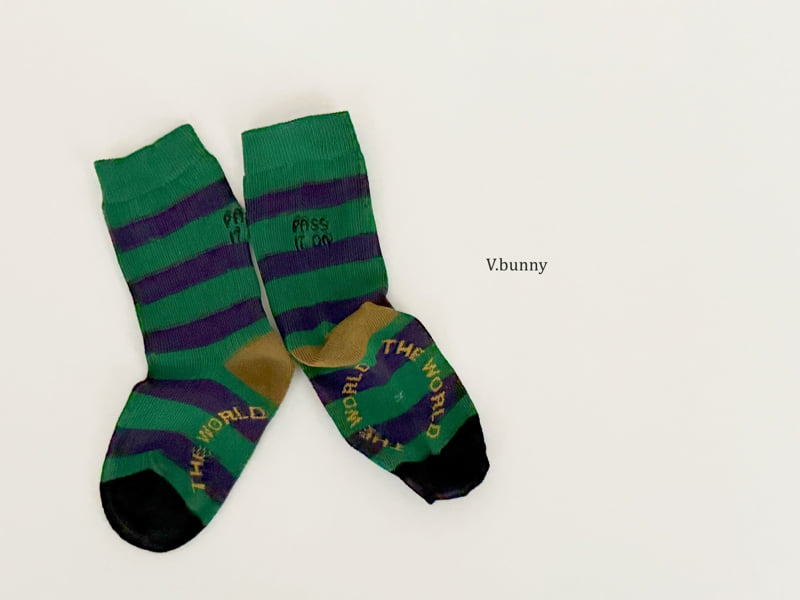 V Bunny - Korean Children Fashion - #kidsstore - Simply Socks Set - 4
