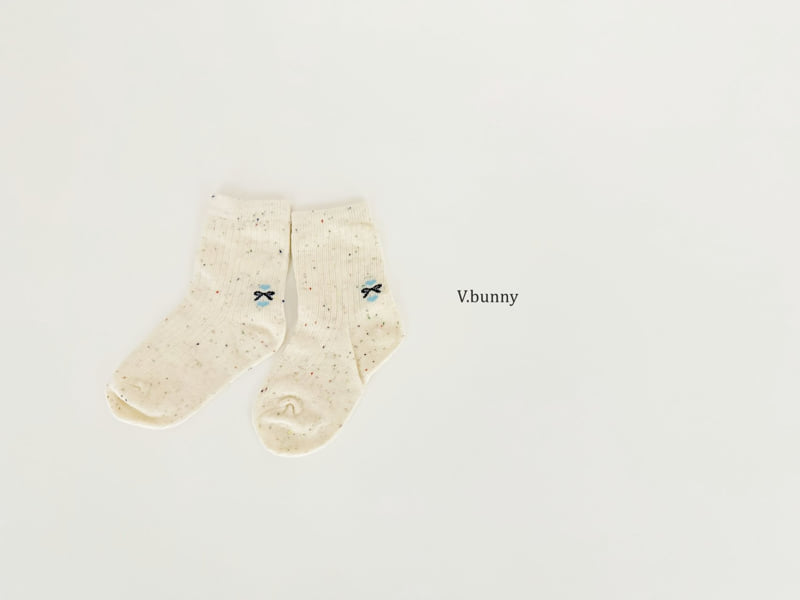 V Bunny - Korean Children Fashion - #kidzfashiontrend - Cookies and Cream Socks Set - 8