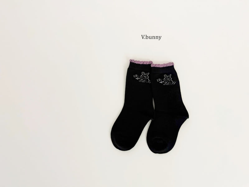 V Bunny - Korean Children Fashion - #kidzfashiontrend - Mountain Bunny Socks Set - 7