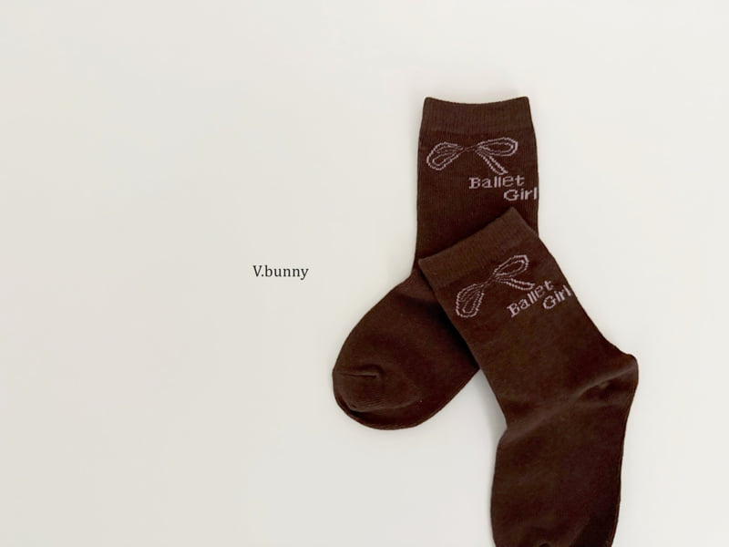 V Bunny - Korean Children Fashion - #littlefashionista - Ballet Socks Set - 7