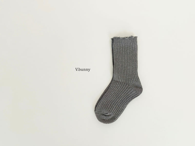 V Bunny - Korean Children Fashion - #littlefashionista - Ripple Socks Set - 6