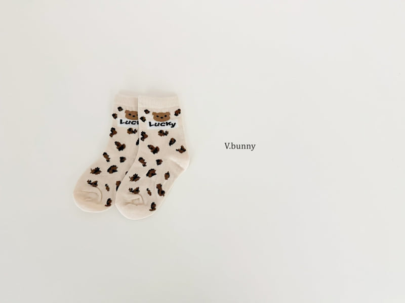 V Bunny - Korean Children Fashion - #Kfashion4kids - Lucky Bear Socks Set - 4