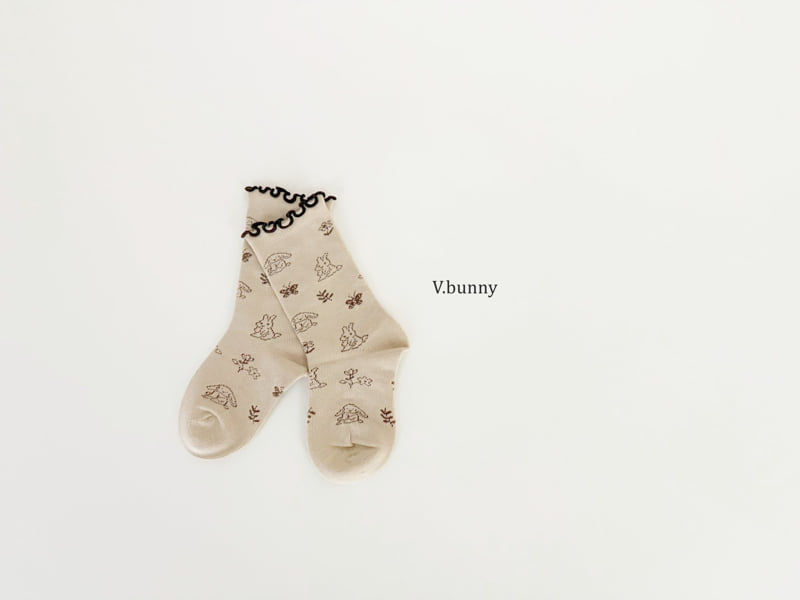V Bunny - Korean Children Fashion - #littlefashionista - Mountain Bunny Socks Set - 9