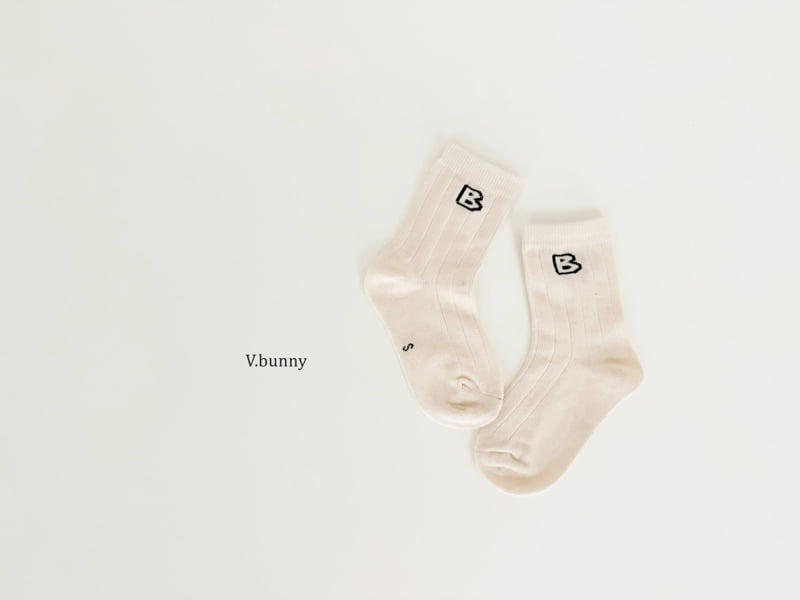 V Bunny - Korean Children Fashion - #littlefashionista - Big Big Socks Set - 6