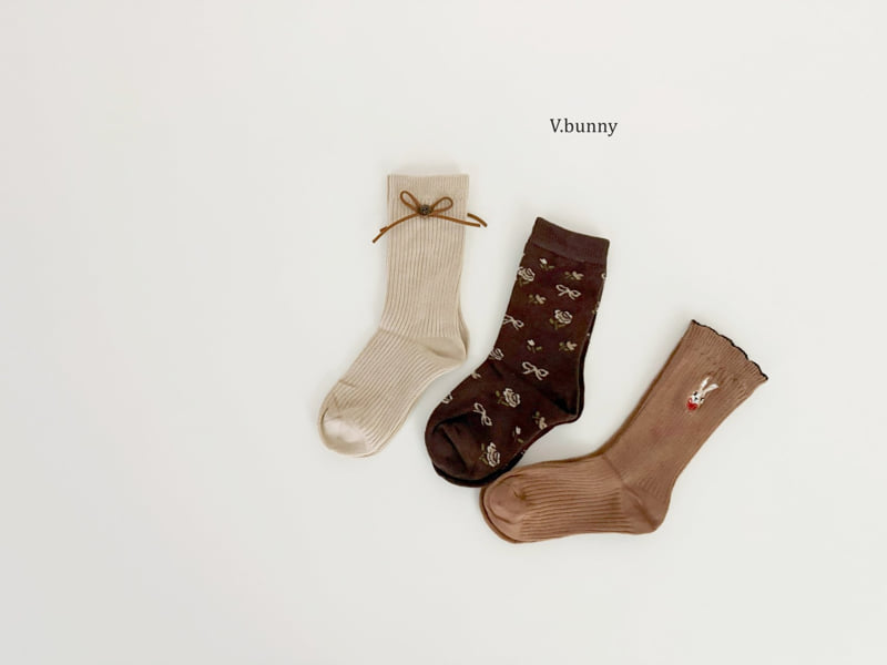V Bunny - Korean Children Fashion - #magicofchildhood - Alice Socks Set - 2