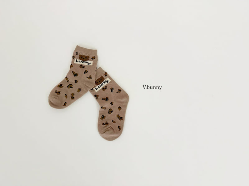 V Bunny - Korean Children Fashion - #magicofchildhood - Lucky Bear Socks Set - 5