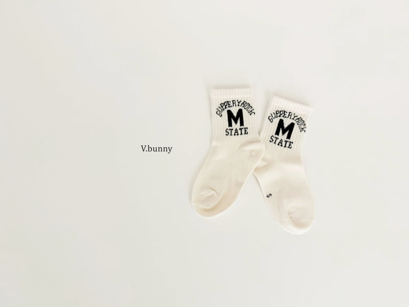 V Bunny - Korean Children Fashion - #magicofchildhood - State Socks Set - 6