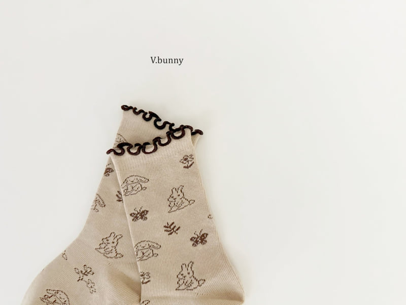 V Bunny - Korean Children Fashion - #magicofchildhood - Mountain Bunny Socks Set - 10