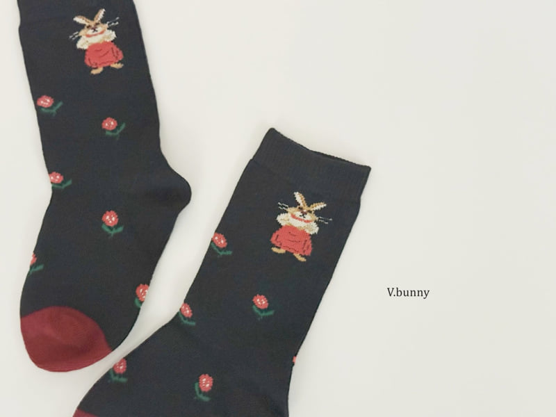 V Bunny - Korean Children Fashion - #magicofchildhood - Ribbon Socks Set - 9