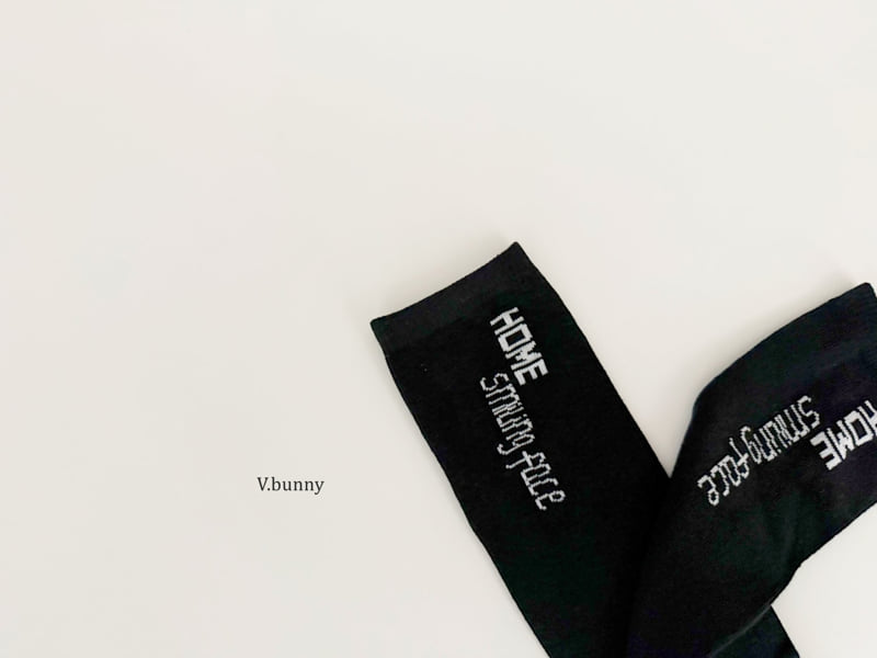 V Bunny - Korean Children Fashion - #minifashionista - Face Socks Set - 7