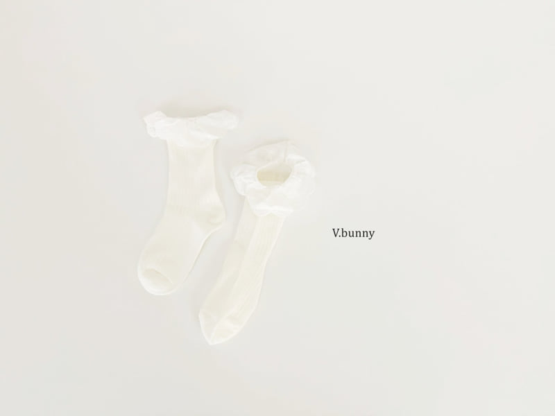 V Bunny - Korean Children Fashion - #minifashionista - Ripple Socks Set - 8