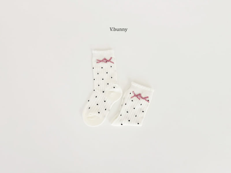 V Bunny - Korean Children Fashion - #minifashionista - Miu Socks Set - 6