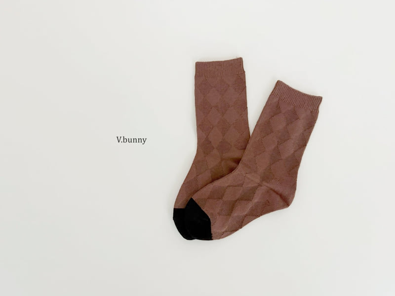 V Bunny - Korean Children Fashion - #prettylittlegirls - Choco Socks Set - 7