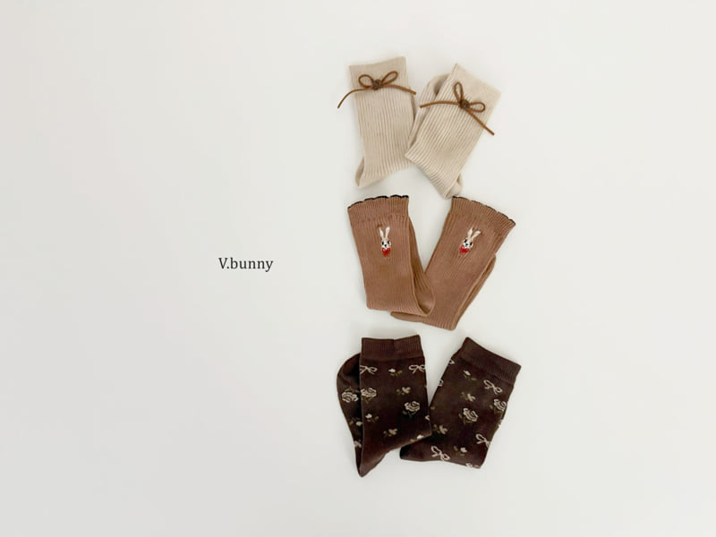 V Bunny - Korean Children Fashion - #minifashionista - Alice Socks Set - 4