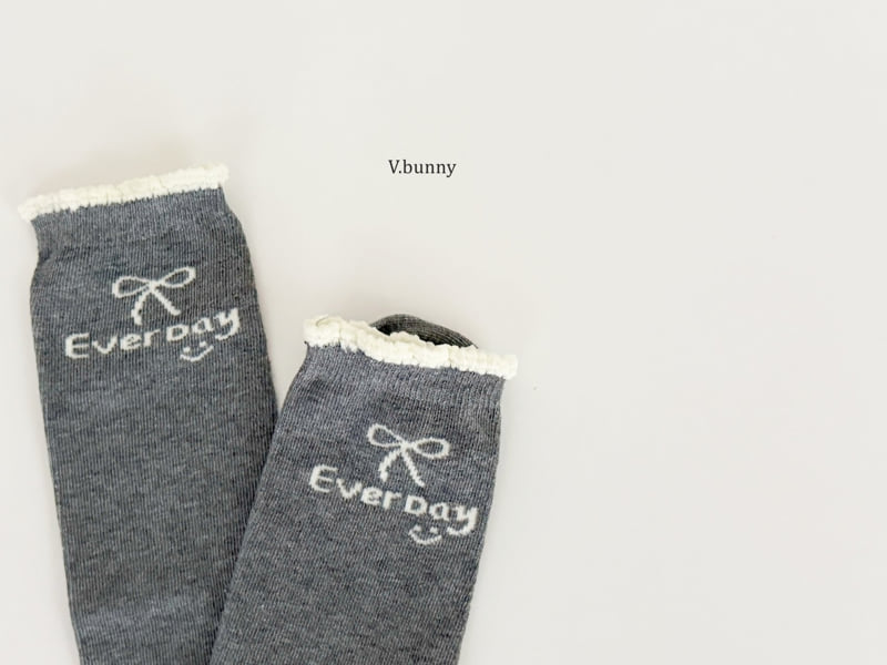 V Bunny - Korean Children Fashion - #prettylittlegirls - Everyday Socks Set - 11