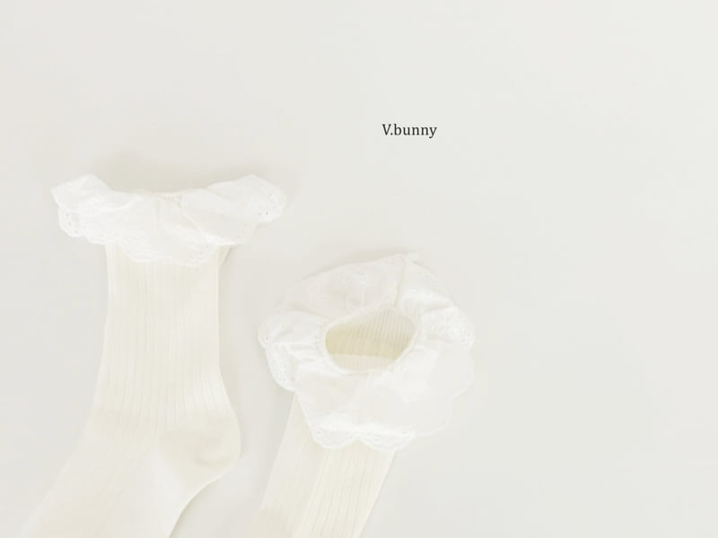 V Bunny - Korean Children Fashion - #prettylittlegirls - Ripple Socks Set - 9