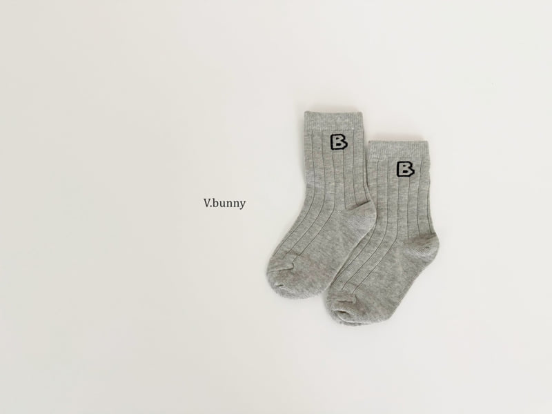 V Bunny - Korean Children Fashion - #prettylittlegirls - Big Big Socks Set - 9