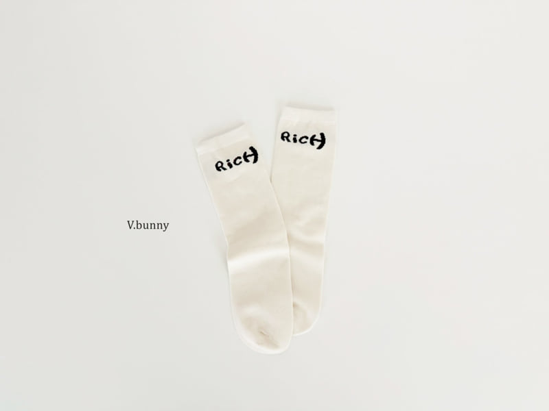 V Bunny - Korean Children Fashion - #prettylittlegirls - Rich Socks Set - 6