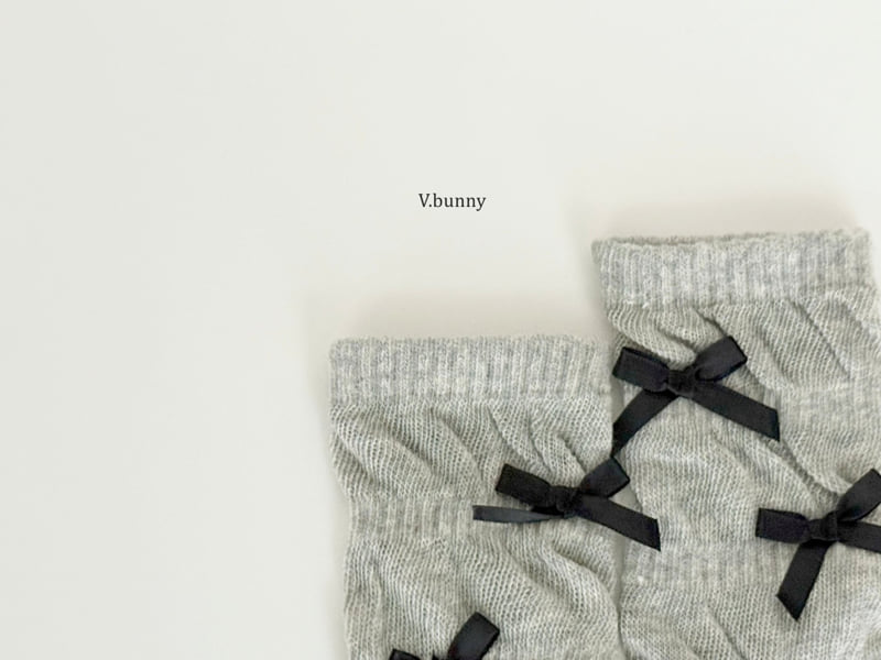 V Bunny - Korean Children Fashion - #stylishchildhood - Shirring Socks Set - 5