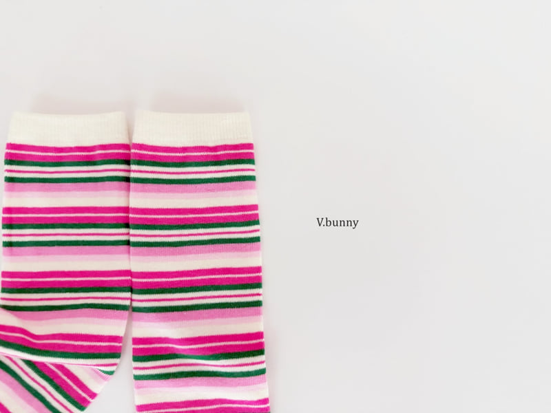 V Bunny - Korean Children Fashion - #stylishchildhood - Colorful Socks Set - 11