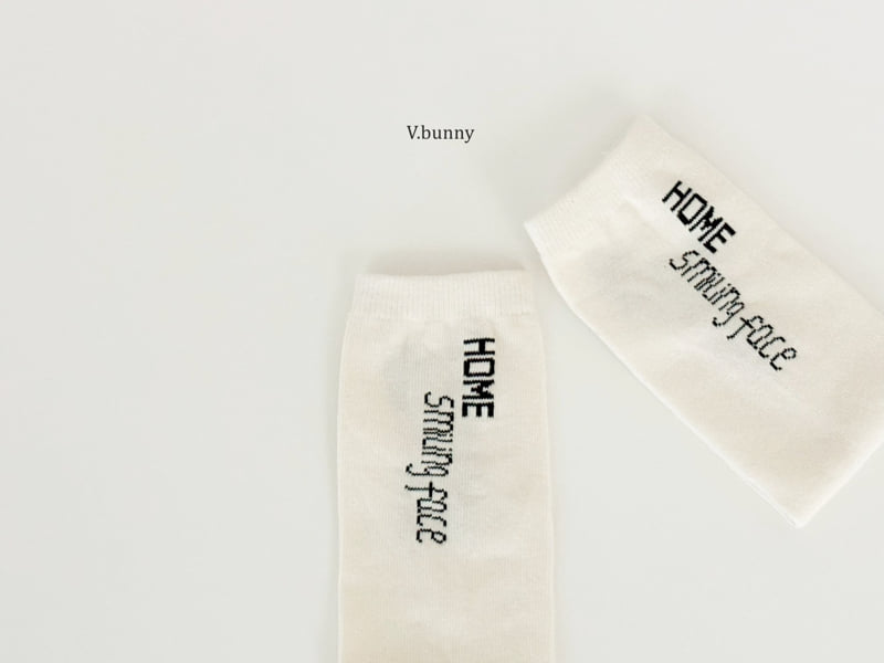 V Bunny - Korean Children Fashion - #todddlerfashion - Face Socks Set - 9