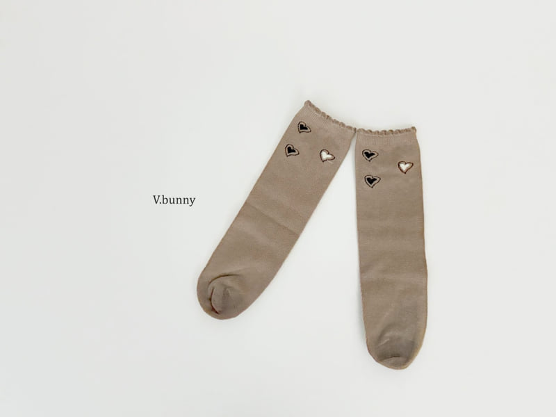 V Bunny - Korean Children Fashion - #todddlerfashion - Rain Flower Socks Set - 6