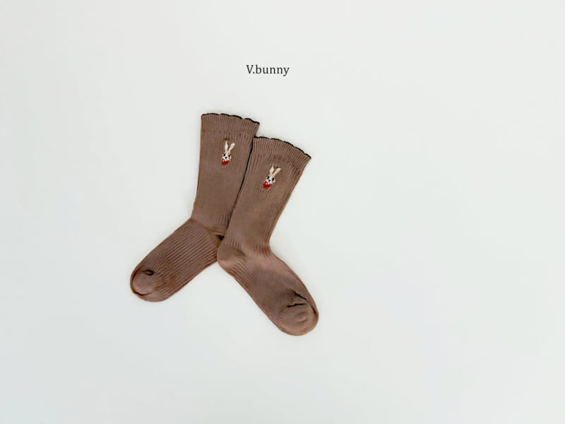 V Bunny - Korean Children Fashion - #todddlerfashion - Alice Socks Set - 5