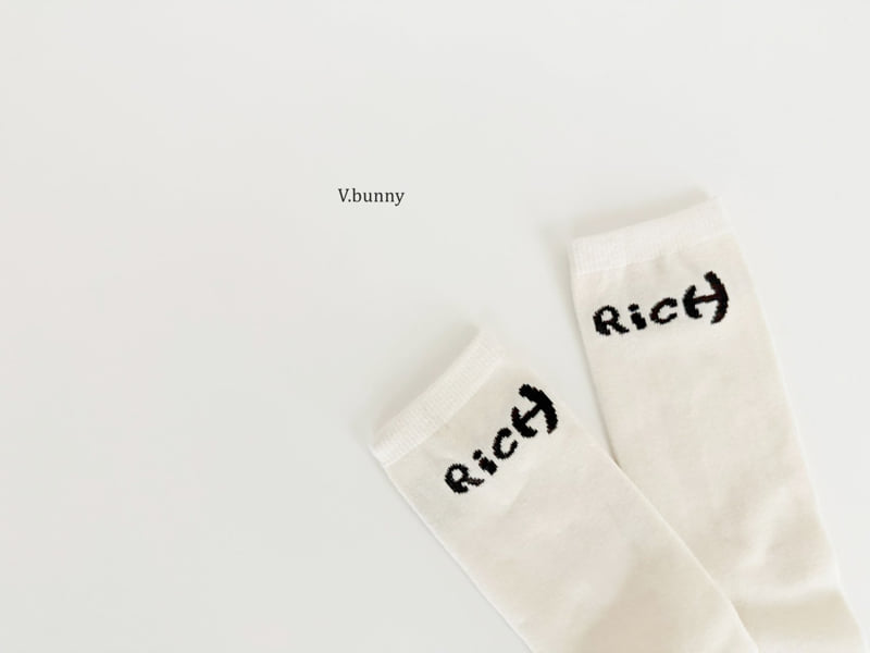 V Bunny - Korean Children Fashion - #todddlerfashion - Rich Socks Set - 7