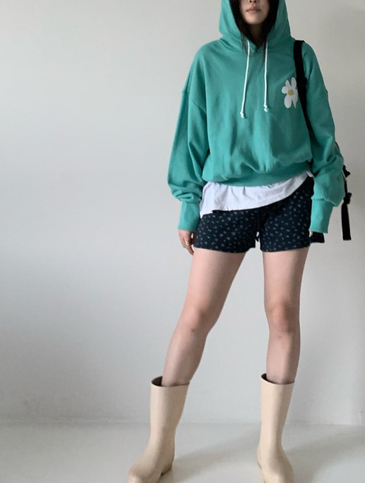 Via - Korean Women Fashion - #womensfashion - Flower Short Pants - 4