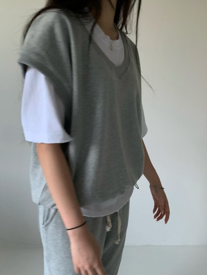 Via - Korean Women Fashion - #momslook - Vest Set - 6