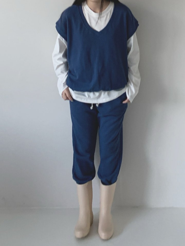 Via - Korean Women Fashion - #momslook - Vest Set