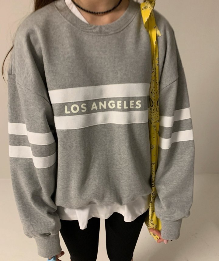 Via - Korean Women Fashion - #momslook - Line Sweatshirts