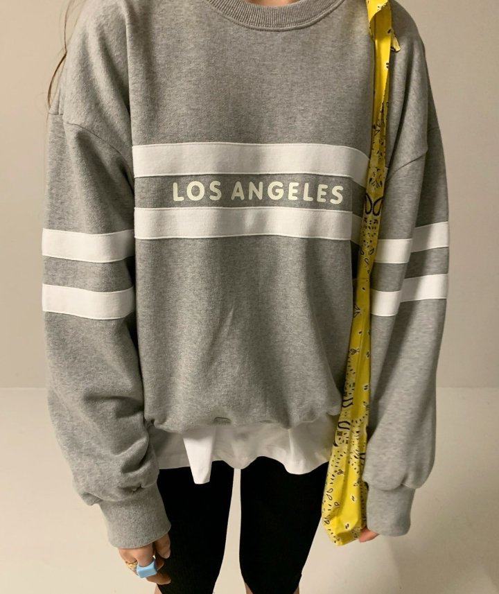 Via - Korean Women Fashion - #momslook - Line Sweatshirts - 3