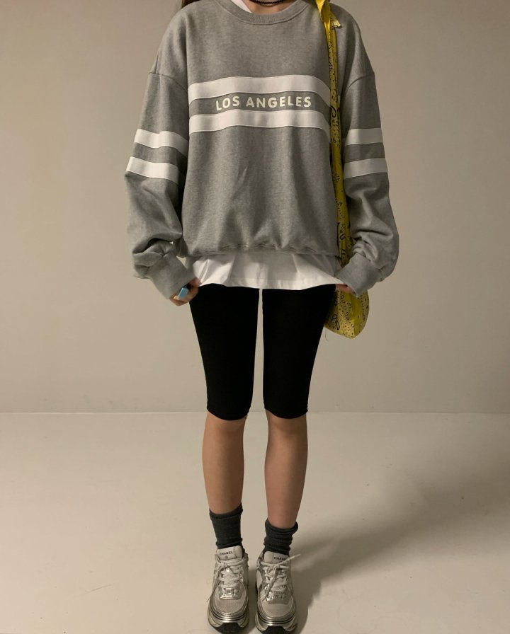 Via - Korean Women Fashion - #momslook - Line Sweatshirts - 7