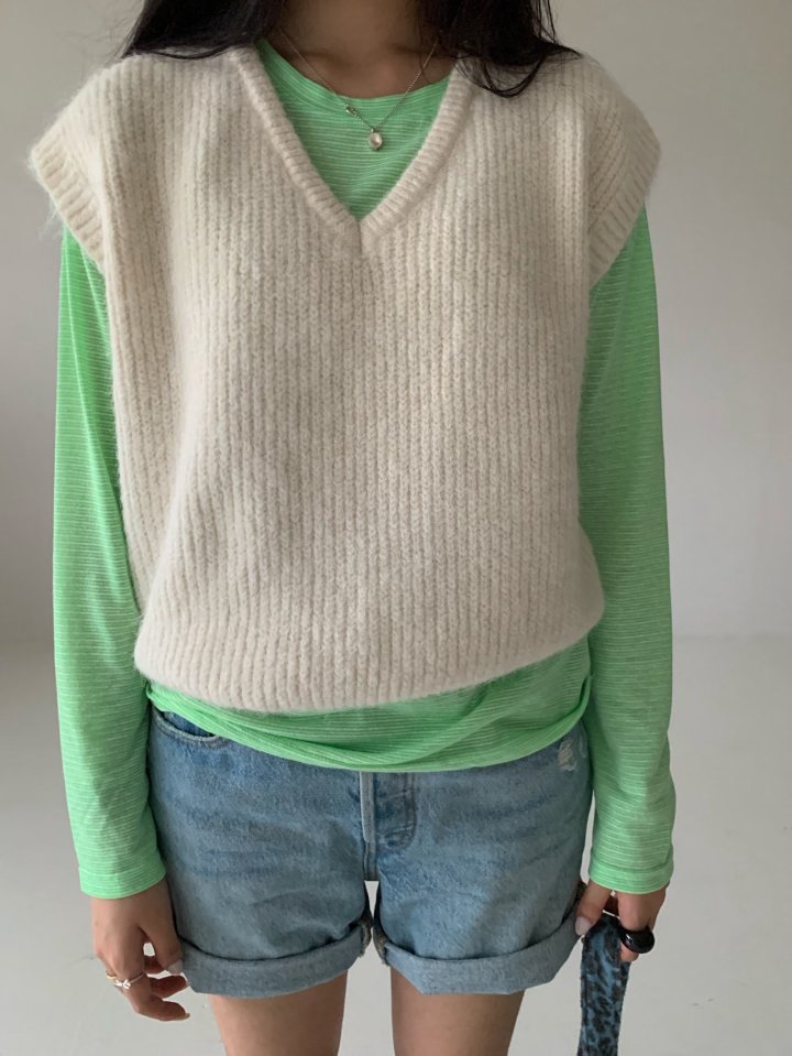 Via - Korean Women Fashion - #momslook - Day Vest - 7