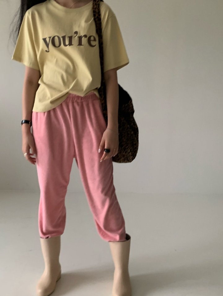 Via - Korean Women Fashion - #momslook - Youre Tee - 5