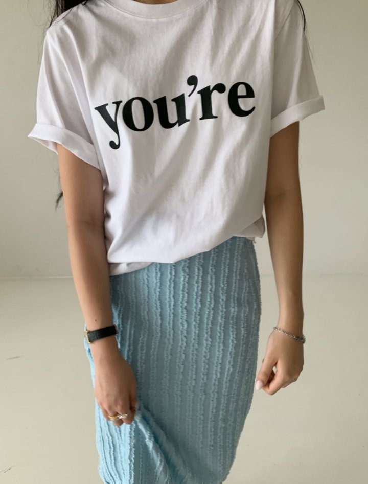 Via - Korean Women Fashion - #momslook - Youre Tee