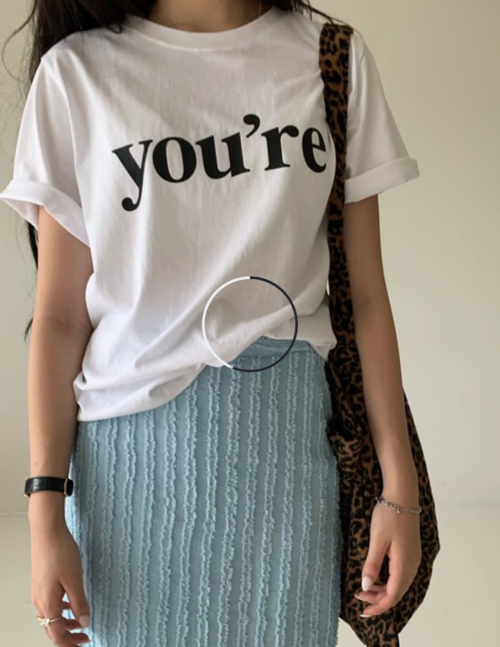 Via - Korean Women Fashion - #momslook - Youre Tee - 3