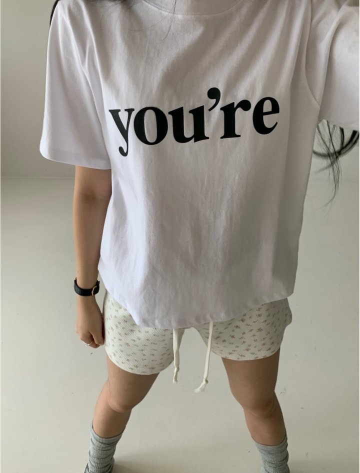Via - Korean Women Fashion - #momslook - Youre Tee - 7